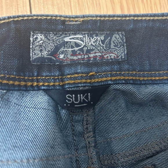 Y2K sliver blue jeans. Low wasted, boot cut, denim. - Picture 4 of 7